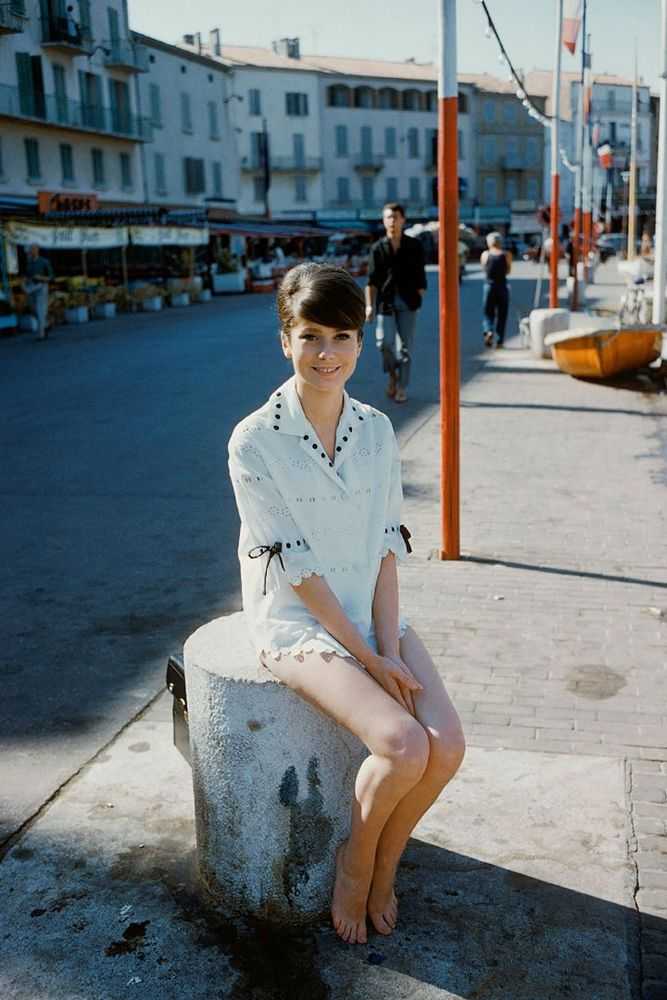Mark Shaw, ‘Catherine Deneuve at Sixteen in St. Tropez’, 1961, Print, Pigment print on Hahnemϋhle photo rag paper, null,