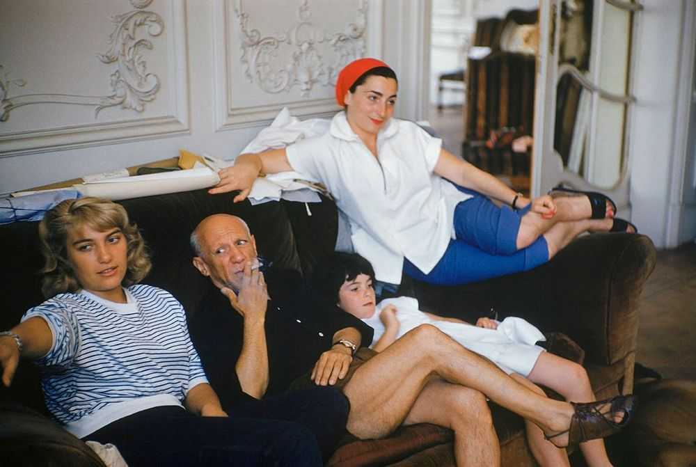 Mark Shaw, ‘Picasso and His Women, 1955’, 1955, Print, Pigment print on Hahnemϋhle photo rag paper, null,