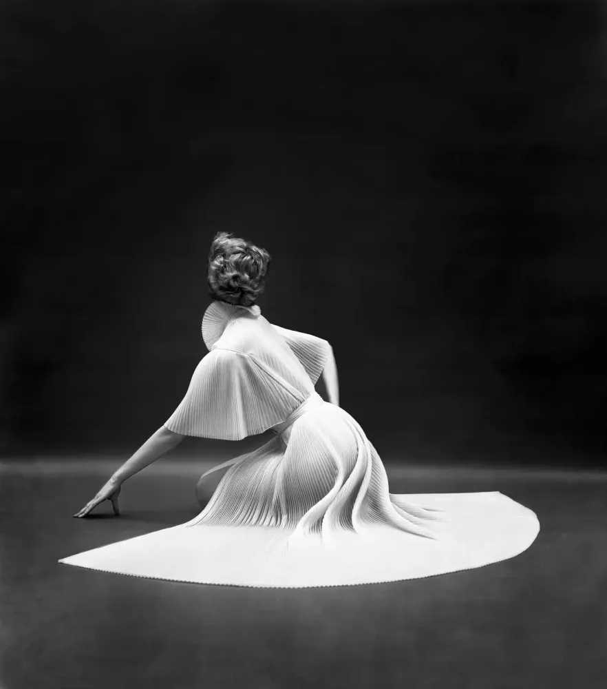 Mark Shaw, ‘Vanity Fair Pleated Capelet Seated Back (Large)’, 1950, Print, Pigment print on Hahnemϋhle photo rag paper, null,