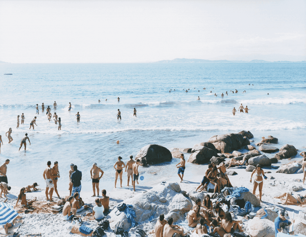 Massimo Vitali, ‘Bassa Trinità Blue Ball’, 2013, Print, Chromogenic print with Diasec mount, null, Numbered