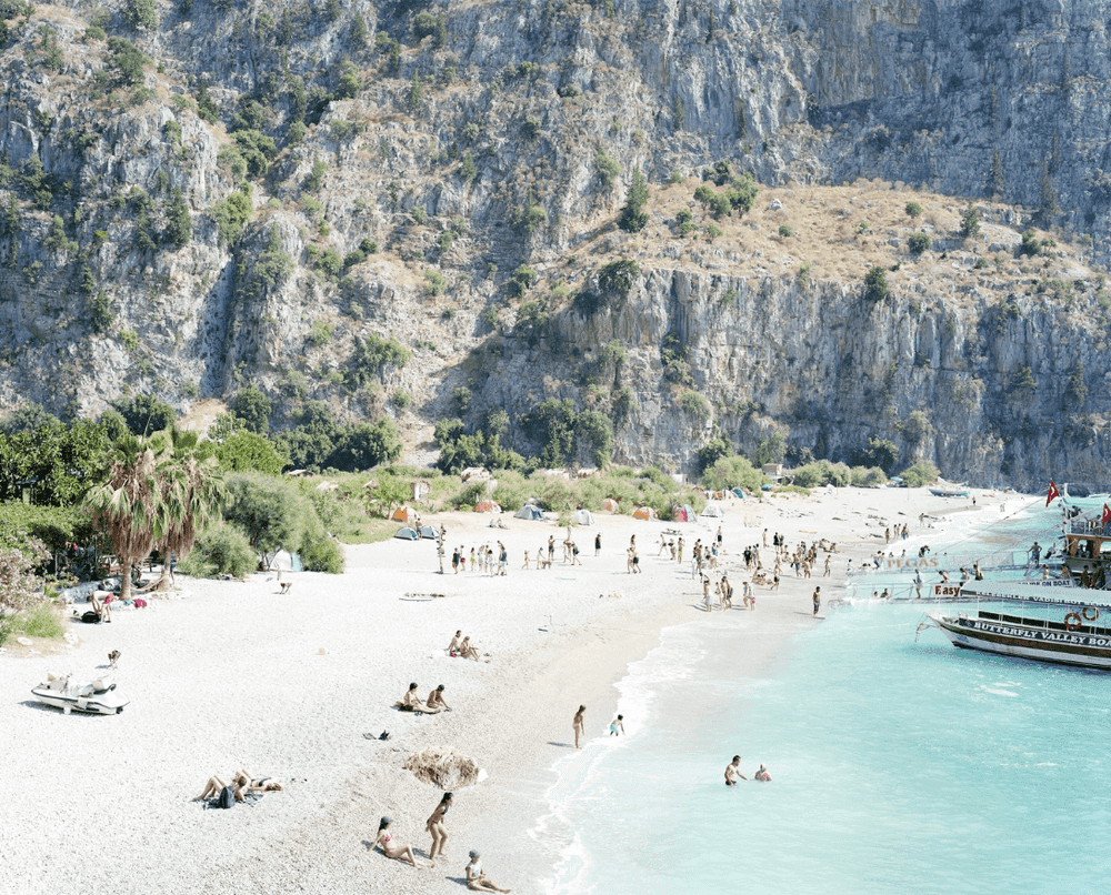 Massimo Vitali, ‘Butterfly Valley, Turkey’, 2008, Print, Archival pigment print facemounted to Diasec, null, Numbered, Dated