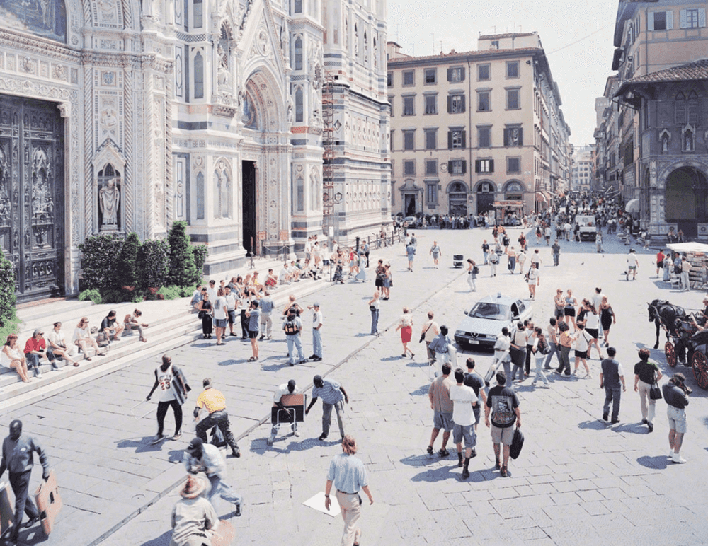 Massimo Vitali, ‘Firenze via via’, 2002, Print, Offset Lithograph on Consort Royal 300gm paper, null, Numbered
