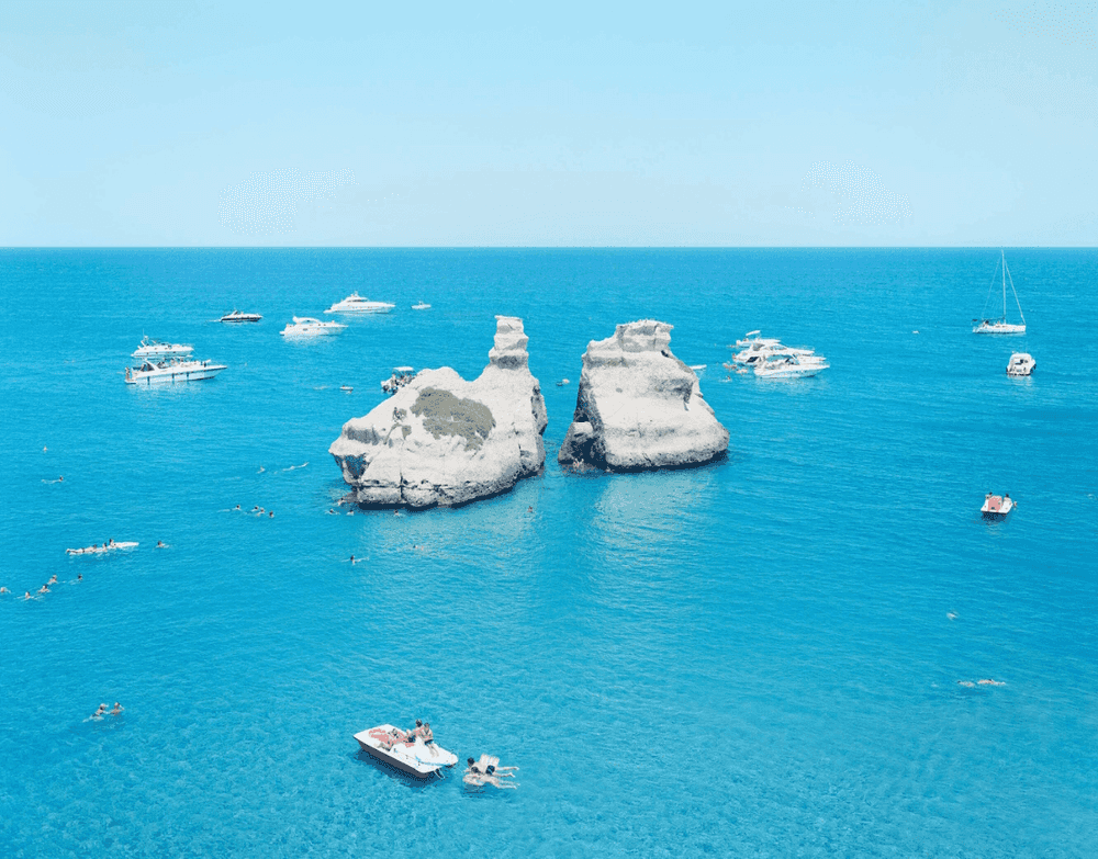 Massimo Vitali, ‘Le Due Sorelle Motor Boats’, 2011, Print, Archival pigment print archivally face-mounted to Diasec, null, Numbered