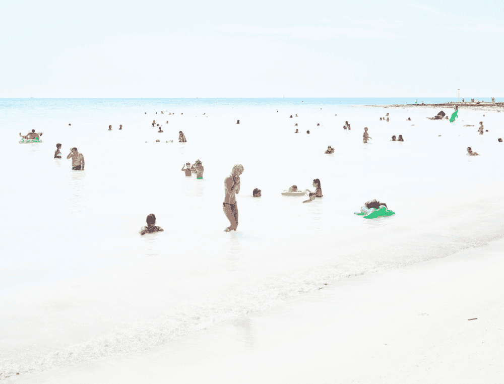Massimo Vitali, ‘Rosignano Milk Maddalena’, 2020, Print, Archival pigment print archivally face-mounted to Diasec, null, Numbered