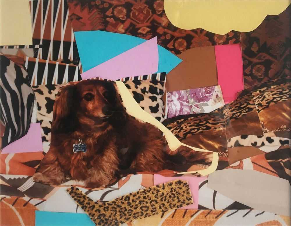 Mickalene Thomas, ‘Portrait de Priscilla Petit Chien’, 2012, Print, Archival inkjet print on cotton rag paper, null,