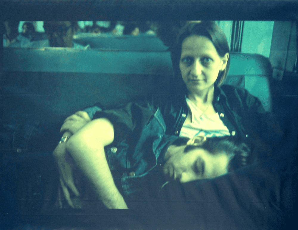 Nan Goldin, ‘Suzanne and Philippe on the Train’, 1985, Print, Dye destruction print, null,