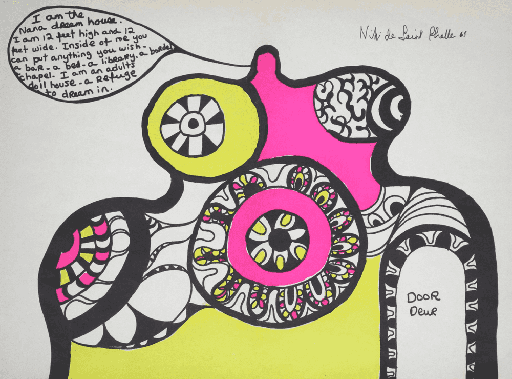 Niki de Saint Phalle, ‘Door Deur’, 1969, Print, Silkscreen printing, null,