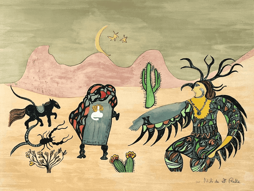 Niki de Saint Phalle, ‘I Dreamt I Was in Arizona ’, 1978, Print, Lithograph on paper, Niki de Saint Phalle, Numbered