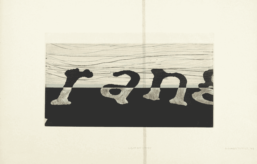 Richard Tuttle, ‘Light on Water’, 2003, Print, Intaglio, pigments, lithography, null, Numbered
