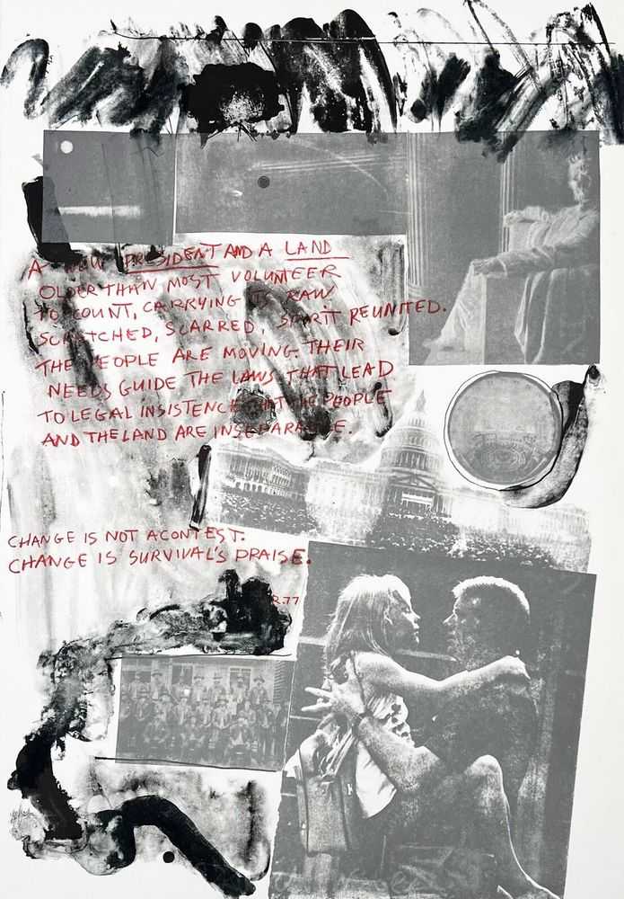 Robert Rauschenberg, ‘1977 Presidential Inauguration’, 1977, Print, Lithograph, null, Numbered