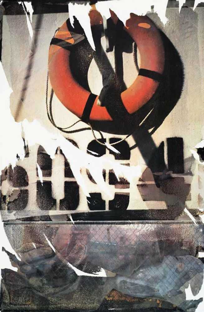 Robert Rauschenberg, ‘Health (Tribute 21)’, 1994, Print, Lithograph in colors with vegetable dye water transfer on Arches Infinity paper, Felissimo Corporation, Tokyo, Dated