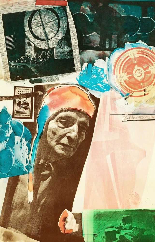 Robert Rauschenberg, ‘Homage to Frederick Kiesler’, 1966, Print, Offset lithograph in colors, null,