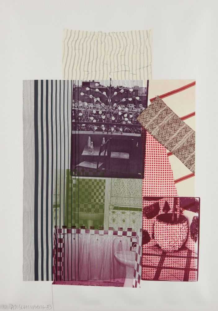 Robert Rauschenberg, ‘Pre-Morocco, from Eight by Eight to Celebrate the Temporary Contemporary’, 1983, Print, lithograph in colors on BFK Rives, null, Numbered, Dated