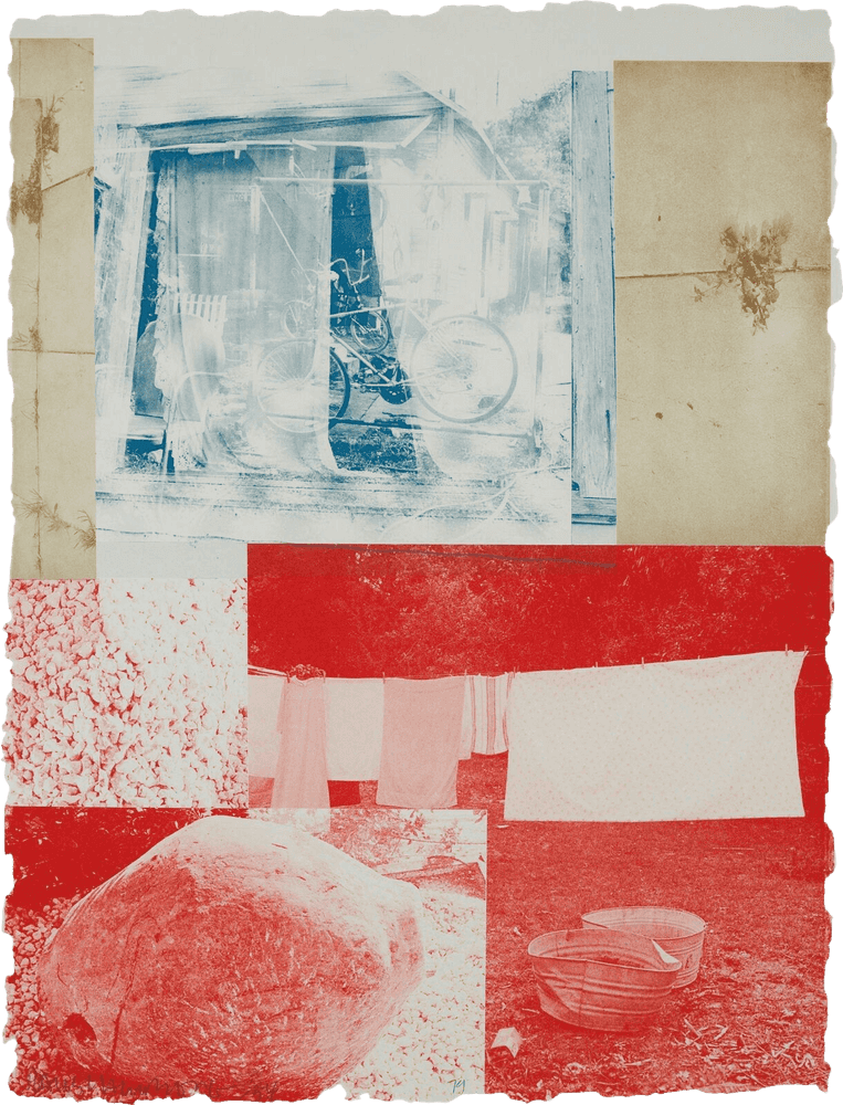 Robert Rauschenberg, ‘Rookery Mounds - Rose Bay’, 1979, Print, Color lithograph on paper, Gemini G.E.L., Numbered, Dated