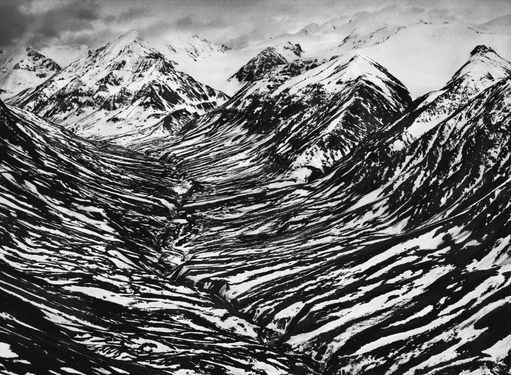 Sebastiao Salgado, ‘Bighorn Creek in the Western Part of the Kluane National Park, Canada’, 2011, Print, Platinum-Palladium Print, null, Numbered, Dated