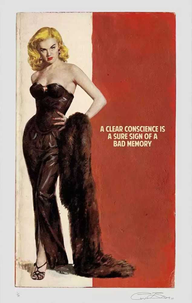 The Connor Brothers, ‘A Clear Conscience is a Sure Sign of a Bad Memory’, 2021, Print, Giclee print with silkscreen varnish, null, Numbered