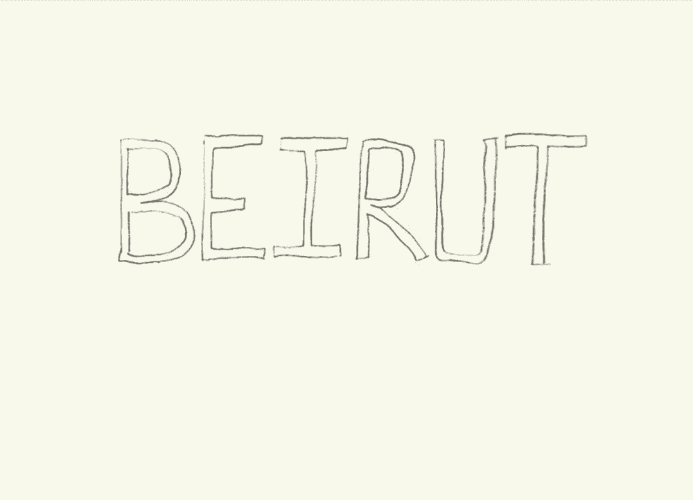 Tracey Emin, ‘Beirut’, 2006, Print, Offset lithograph printed in black, Emin International, Ltd.,