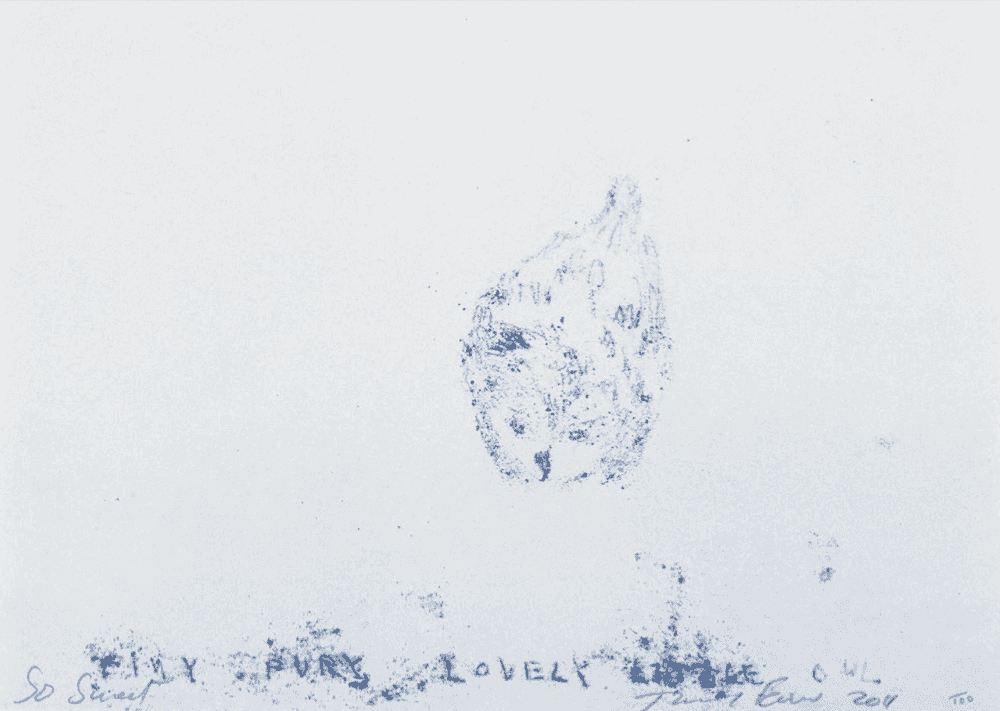 Tracey Emin, ‘So Sweet’, 2011, Print, Lithograph in blue, null,