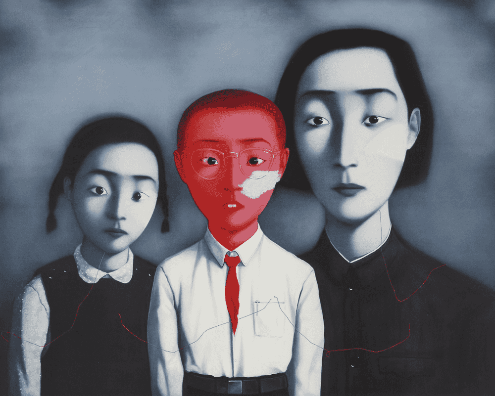 Zhang Xiaogang, ‘Threads of Blood’, 2009, Print, Lithograph printed in colours, null,