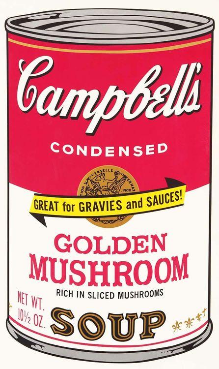 Campbell's Soup Cans II Golden Mushroom (FS II.62)