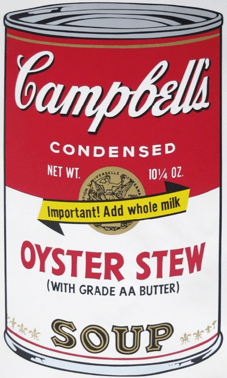 Campbell's Soup Cans II Oyster Stew (FS II.60)