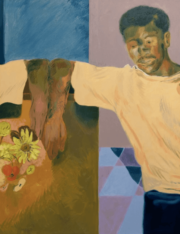 Lean Mirrored (with Redon Flowers)