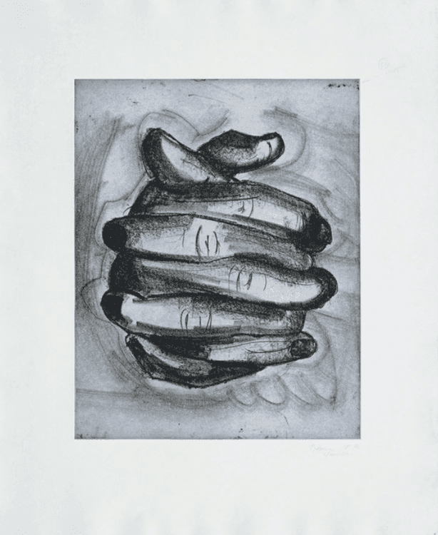 Soft Ground Etching - Blue