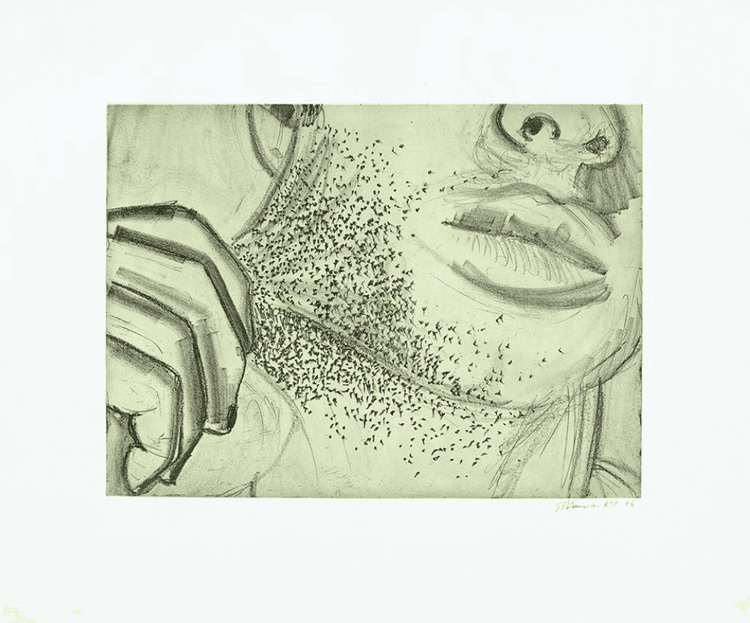 Soft Ground Etching - Green