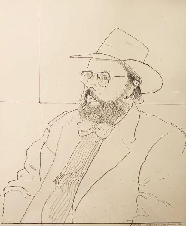 Henry Geldzahler With Hat