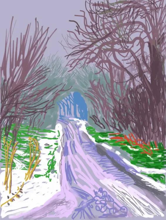 The Arrival Of Spring In Woldgate East Yorkshire 4th January 2011