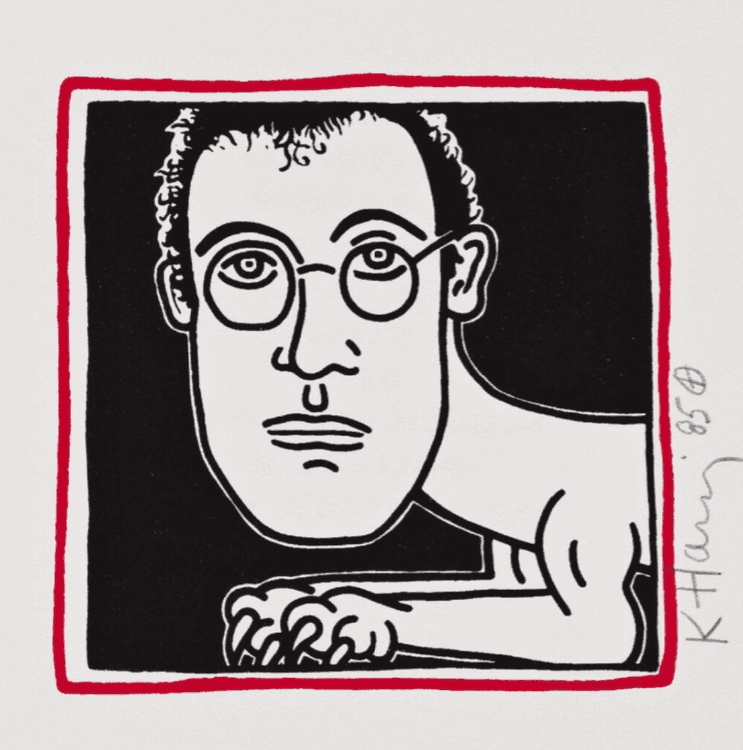 Self Portrait (Invitation to Palladium Dinner)