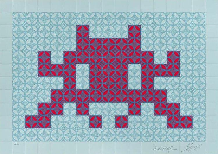 TT1-2 - Positive Space - Negative Space (Red - Blue)