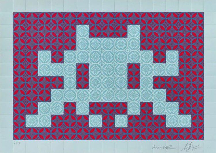 TT1-3 - Positive Space - Negative Space (Blue - Red)