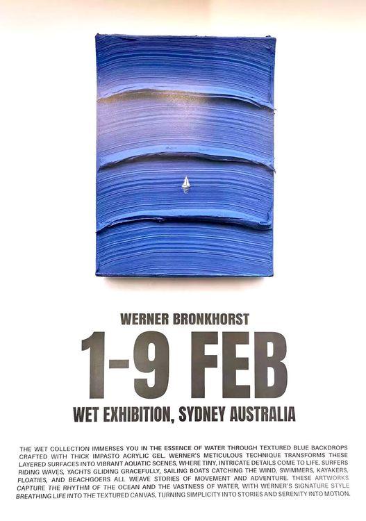 Wet Exhibition Poster (Big Blue)